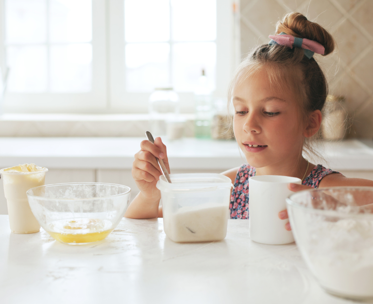 Child cooking