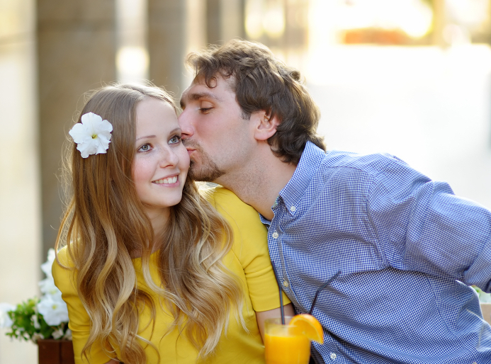 Happy young couple