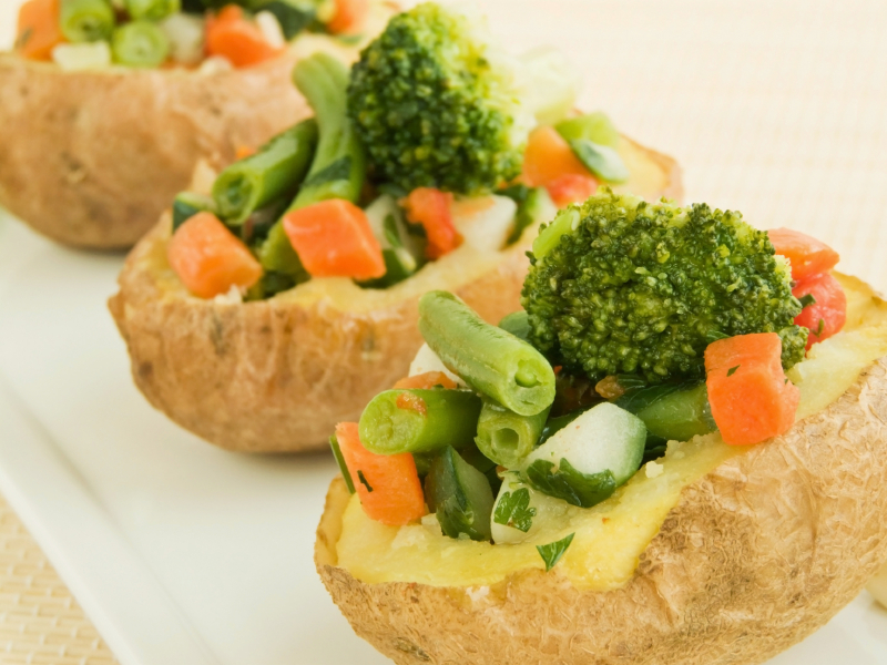 Stuffed potatoes