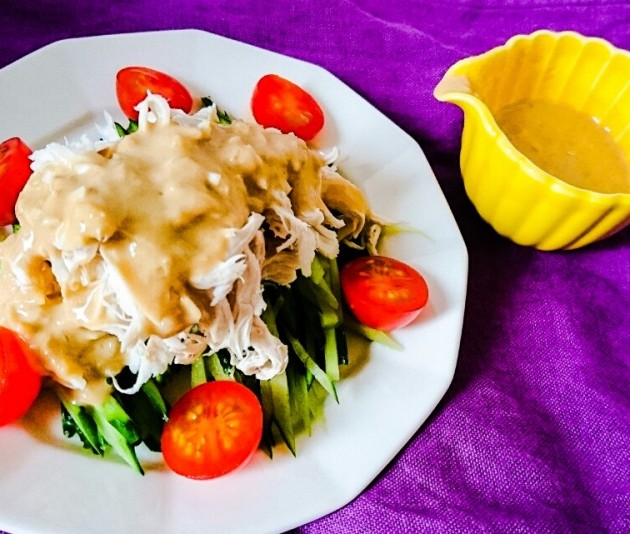 甘酒が味の決め手!砂糖を使わずヘルシーな簡単バンバンジーレシピ