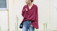 【初秋に活躍】シンプルだけど色っぽい♡ゆるシャツを女らしく着るアイディア5つ