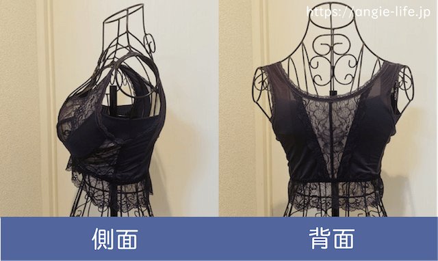 凛とルームブラ　背面　側面